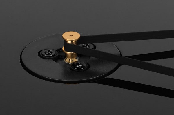 Detailed view of the Dayton Audio Turntable Belt Drive System